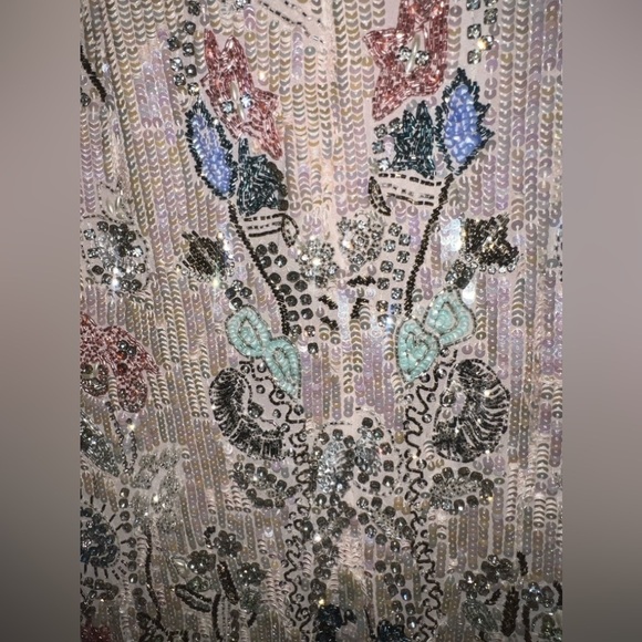 Mac Duggal 93535 NWT Evening Sequin/Beaded Floral Midi - Picture 12 of 16